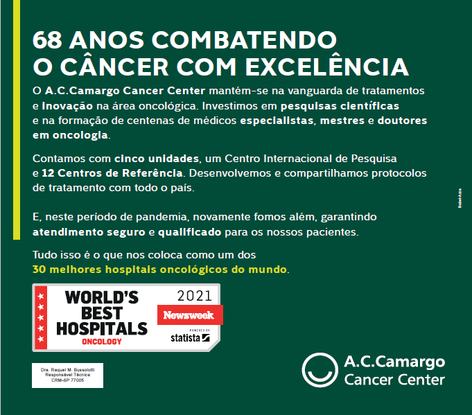 68 anos combatendo o câncer com excelência